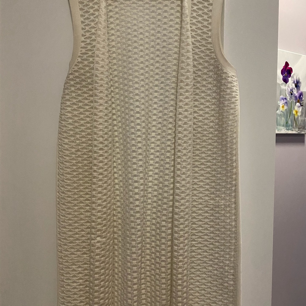 Lafayette 148 white vest